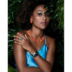 Wiracocha Sterling Silver and Orange Spondylus Necklace