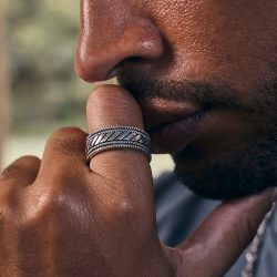 Zinedine Men's Sterling Silver Ring